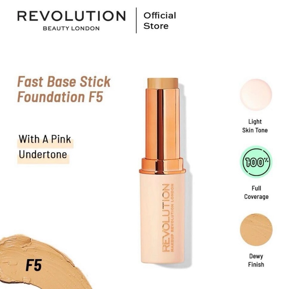 Revolution Fast Base Stick Foundation F5 - NWT SEALED
